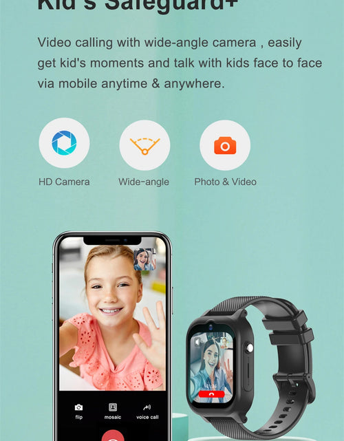 Load image into Gallery viewer, Children Smart Watch Waterproof 4G Kids Smartwatch SIM card GPS LBS WIFI Location Video Call SOS Wristwatches For Boy Girl Gift
