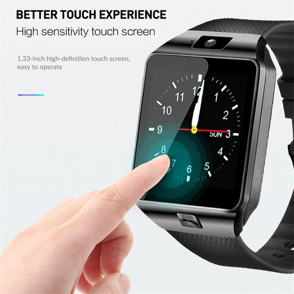 DZ09 Smart Watch Sleep Monitor 1.56" HD Color Screen Built-in Sports Modes Smartwatch Fitness Tracker