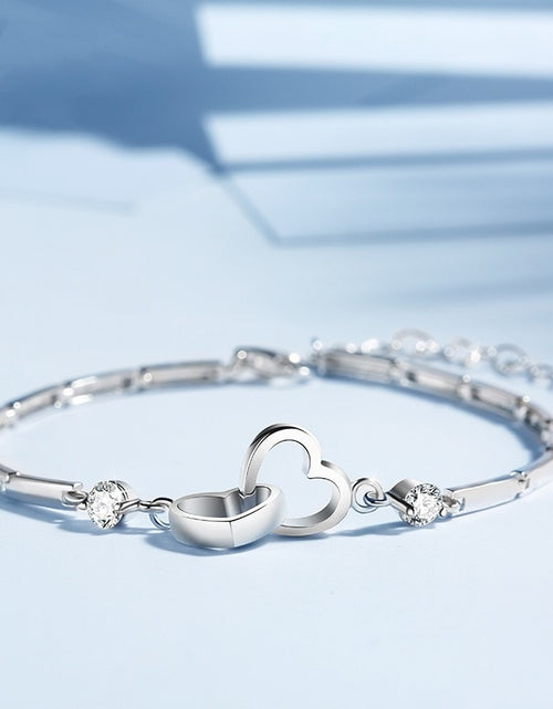 Load image into Gallery viewer, Double Heart Bracelet
